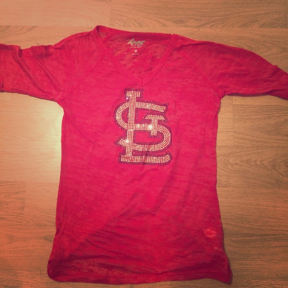 St. Louis Cardinals woman's bling tee