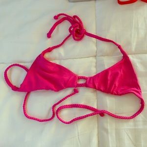 Frankie's Bikinis Pink Oceanside Top
