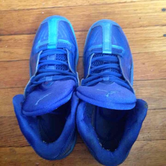 All blue Jordan's