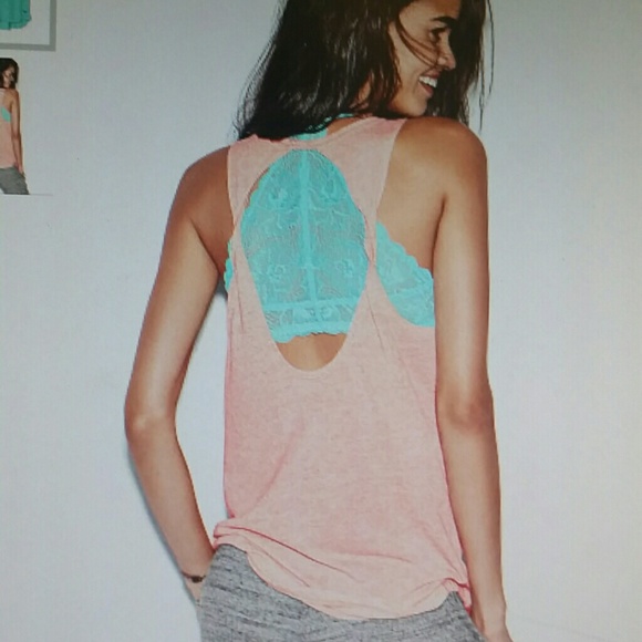 Pink twist cutout tank