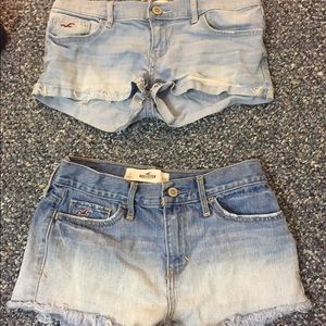 Denim Jean Hollister shorts