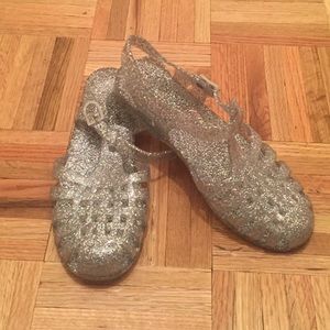 💥NEW MARKDOWN💥 Sparkle Clear Jellies