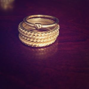 Gold rings