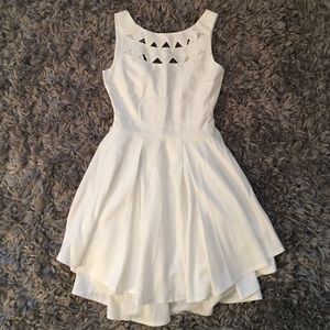Cutout Ivory Dress