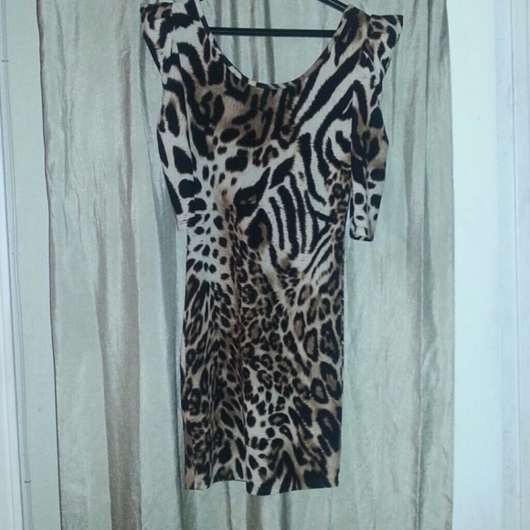 Marshmallow Animal Print Dress