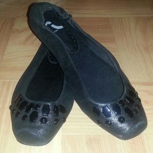 Report Genuine Leather Ballerina Flats