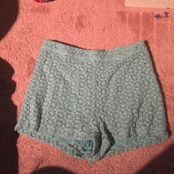 High waisted shorts