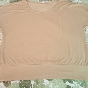 Gold short sleeve shirt