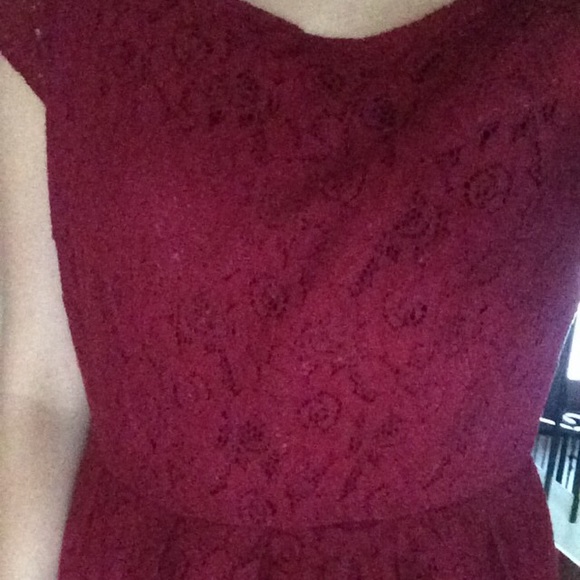 Forever 21 Red Lace Dress - Picture 2 of 2