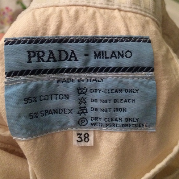 90's Prada Cream Pants - Picture 3 of 3