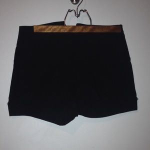 Black stretchy shorts