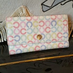 Authentic Coach Waverly Wallet