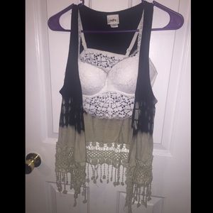 Buckle Daytrip tie dye vest