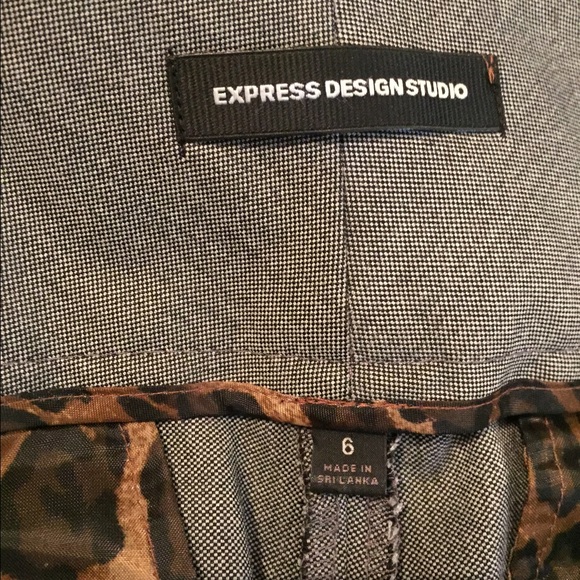 Express design studio highwaisted gray dress pants - Picture 5 of 5