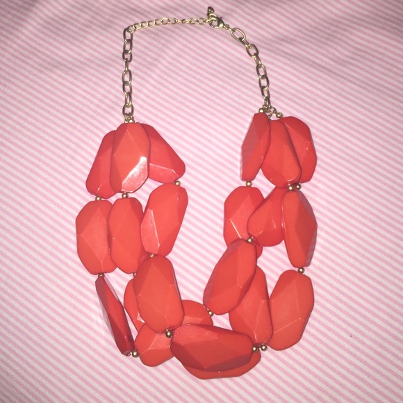 Coral Statement Necklace