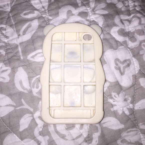 Blue Soft rubberized panda i pod touch 2 case