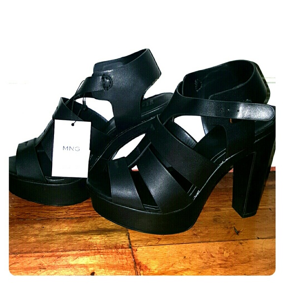 Mango Platform Sandals