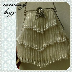 Beaded evening bag