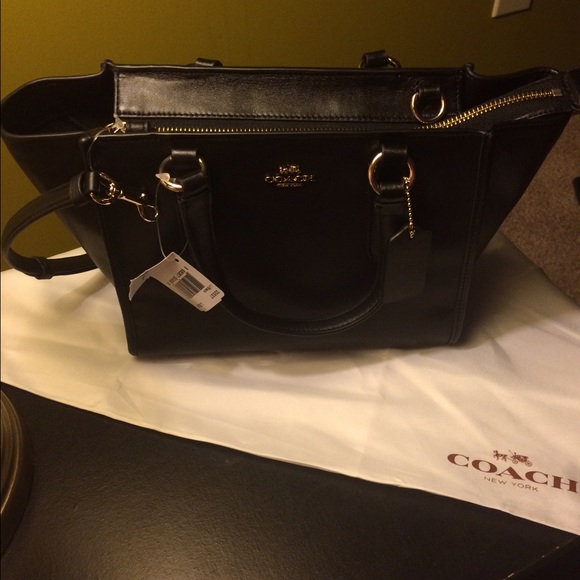 BRAND NEW black Coach purse - Picture 3 of 4