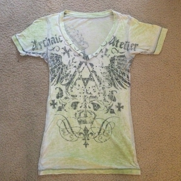 Lime Green Embellished Graphic T-Shirt