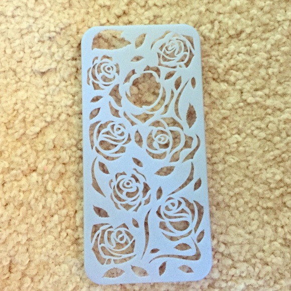 Light blue flower iPhone case