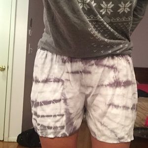 Tie dye shorts