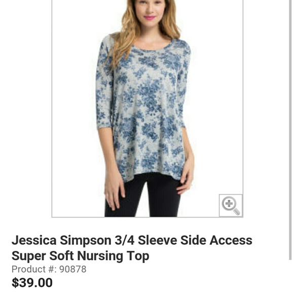 Jessica Simpson new mom nursing top NWT