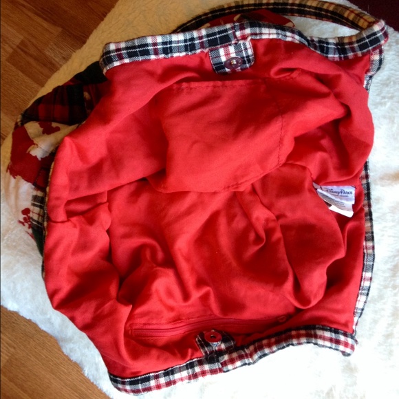 Limited Edition Plaid Patchwork Disney Satchel - Picture 3 of 4