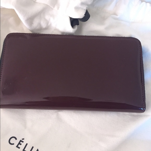 Authentic Celine Burgundy Continental Wallet - Picture 2 of 4