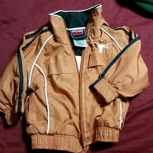 Texas longhorns windbreaker for toddlers