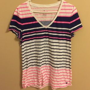 American Eagle striped t-shirt