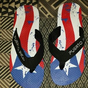 Puerto Rico flip flops