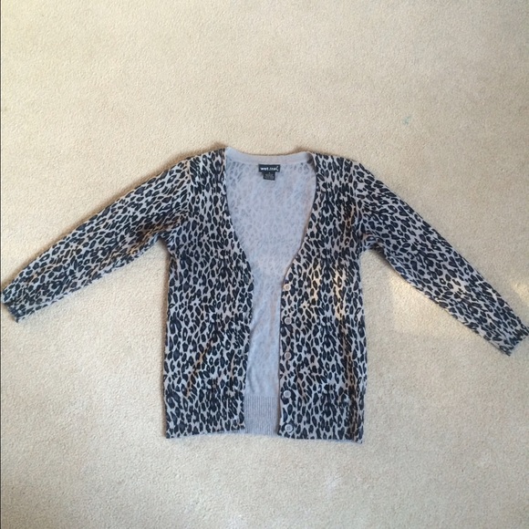 Wet Seal Jackets & Blazers - Leopard cardigan