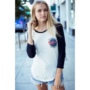Brandy Melville New York baseball top