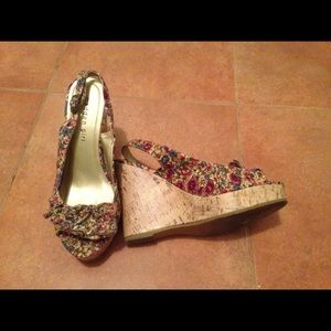 Madden girl floral wedges