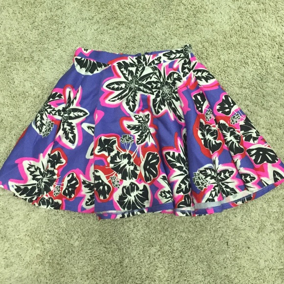🌷SOLD🌷 Nasty Gal Electric Palm SKIRT