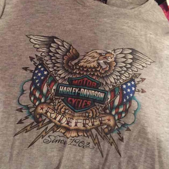 Harley Davdison Long Sleeve Tee!!