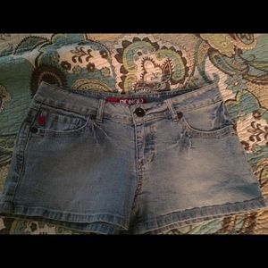 Bongo brand light denim shorts, size 9, perfect