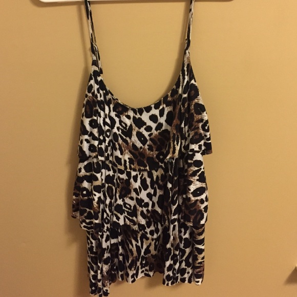 Wet Seal leopard shirt