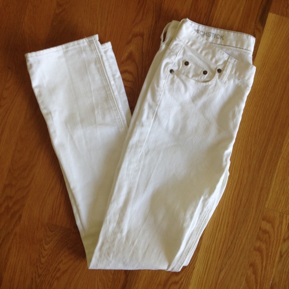 J. Crew Matchstick White Denim Jean