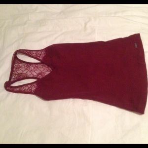 Guess lace back/strap tank