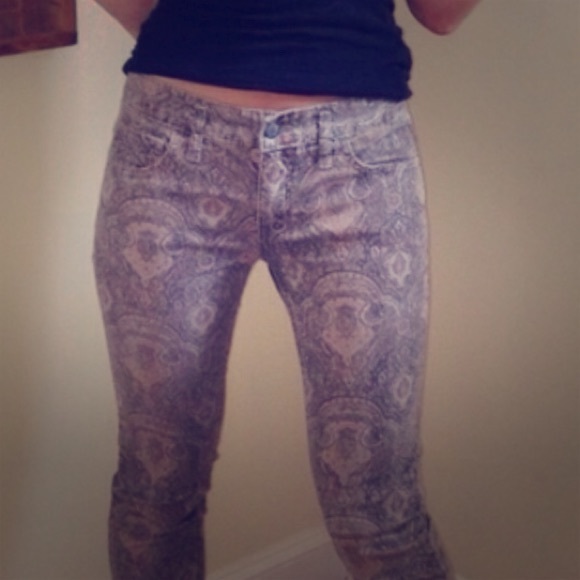 Free people patterned cords