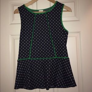 Adorable polka dot anthropologie top