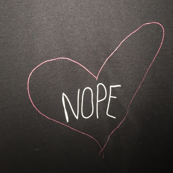 "nope" t-shirt