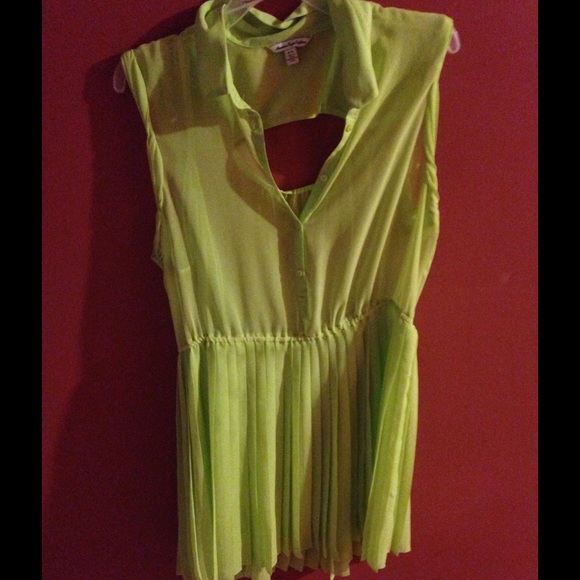 American Eagle Lime Green Dress