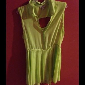 American Eagle Lime Green Dress