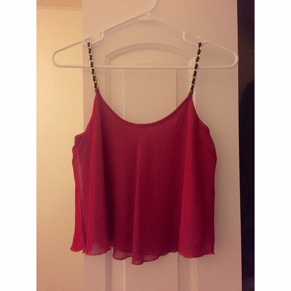 Charlotte Russe-Red crop top