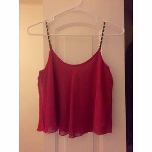 Charlotte Russe-Red crop top