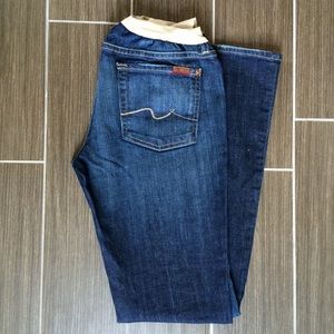 7 For All Mankind bootcut maternity jeans size 29