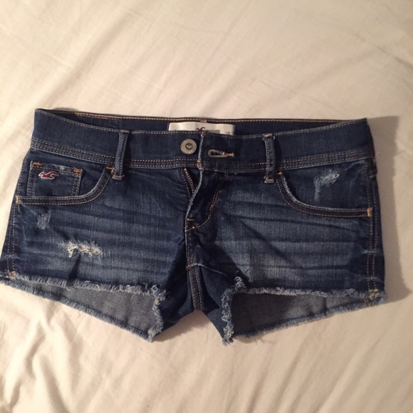 hollister dark wash new shorts